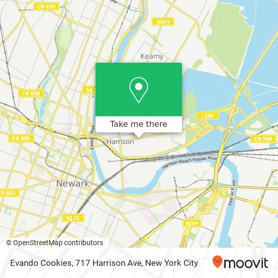 Evando Cookies, 717 Harrison Ave map