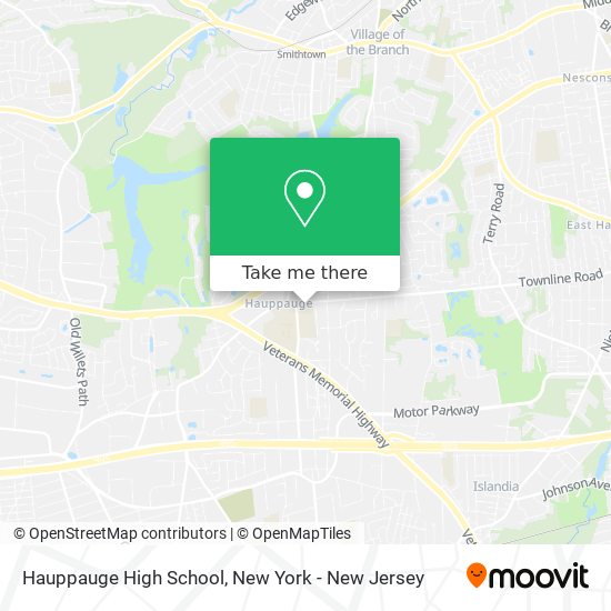 Mapa de Hauppauge High School