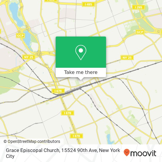 Mapa de Grace Episcopal Church, 15524 90th Ave