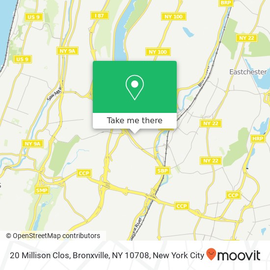 20 Millison Clos, Bronxville, NY 10708 map