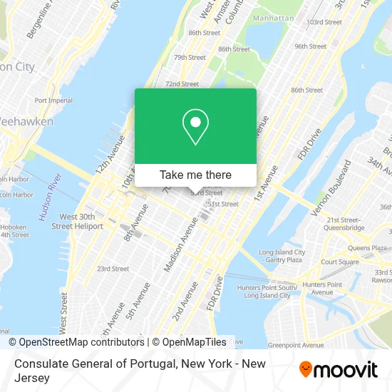 Consulate General of Portugal map
