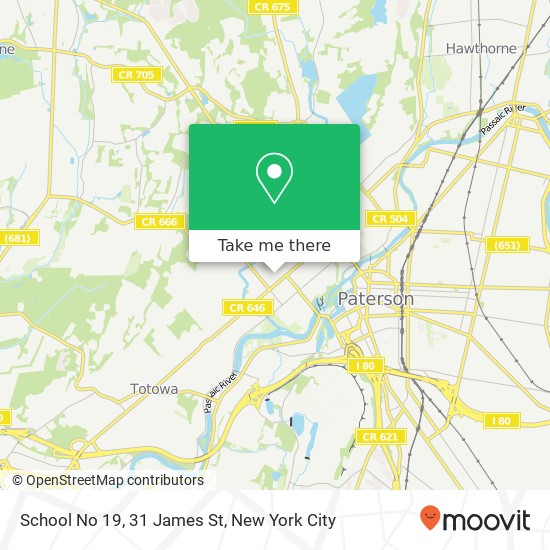 Mapa de School No 19, 31 James St