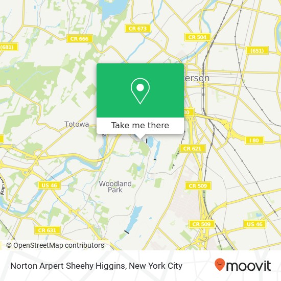 Mapa de Norton Arpert Sheehy Higgins
