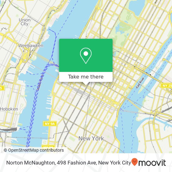 Mapa de Norton McNaughton, 498 Fashion Ave