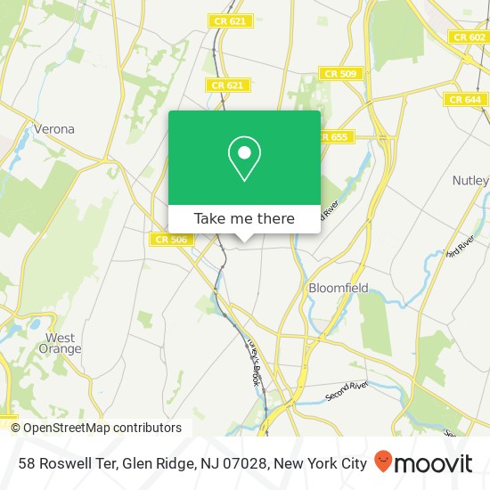 58 Roswell Ter, Glen Ridge, NJ 07028 map