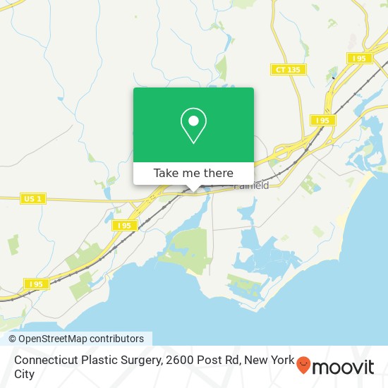 Connecticut Plastic Surgery, 2600 Post Rd map