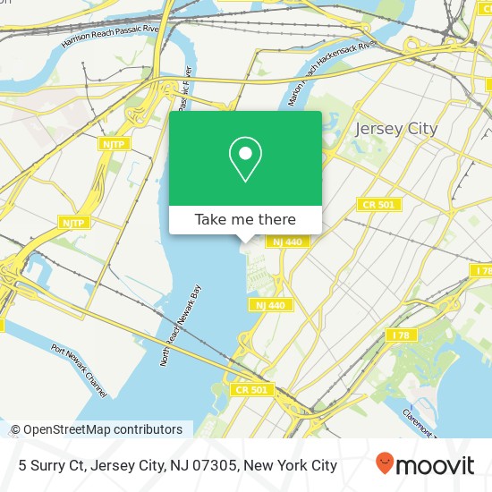 5 Surry Ct, Jersey City, NJ 07305 map