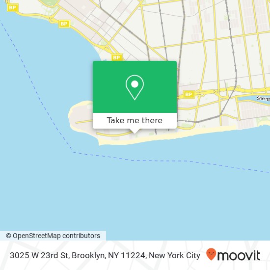 3025 W 23rd St, Brooklyn, NY 11224 map