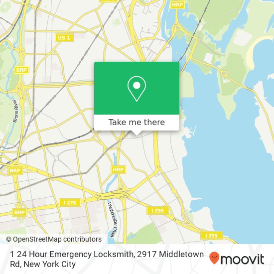 Mapa de 1 24 Hour Emergency Locksmith, 2917 Middletown Rd