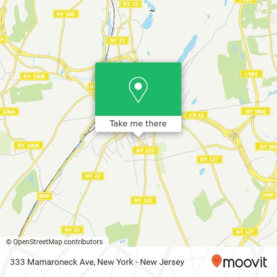 Mapa de 333 Mamaroneck Ave