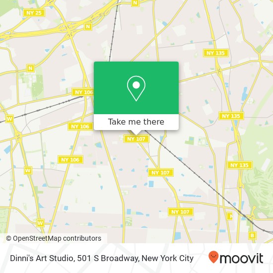 Dinni's Art Studio, 501 S Broadway map
