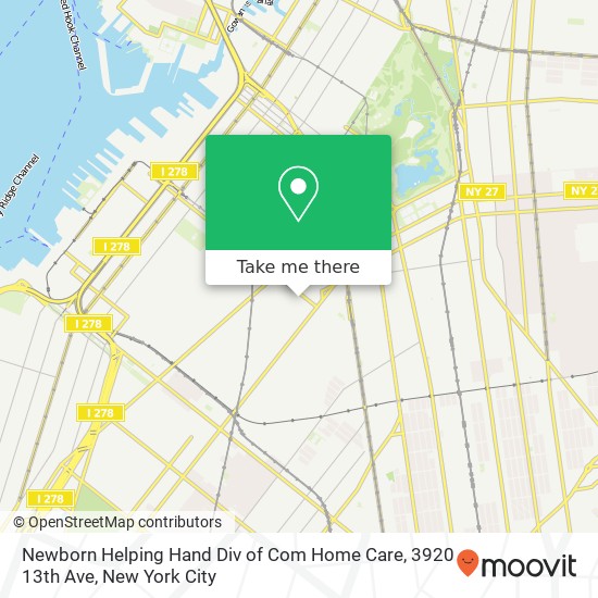 Newborn Helping Hand Div of Com Home Care, 3920 13th Ave map