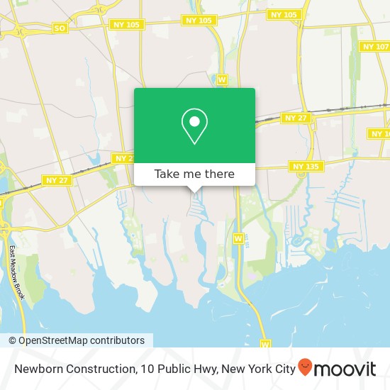 Mapa de Newborn Construction, 10 Public Hwy