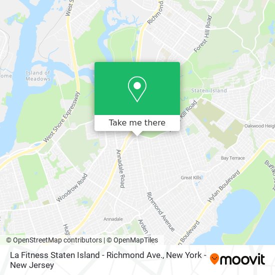 Mapa de La Fitness Staten Island - Richmond Ave.