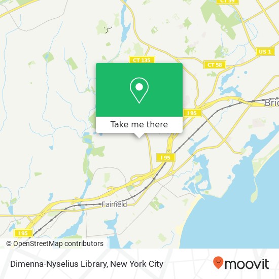 Dimenna-Nyselius Library map