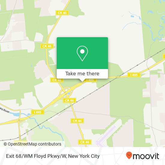 Mapa de Exit 68/WM Floyd Pkwy/W