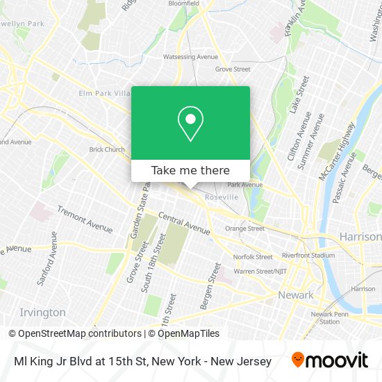Mapa de Ml King Jr Blvd at 15th St