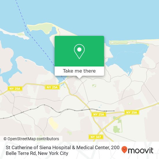St Catherine of Siena Hospital & Medical Center, 200 Belle Terre Rd map