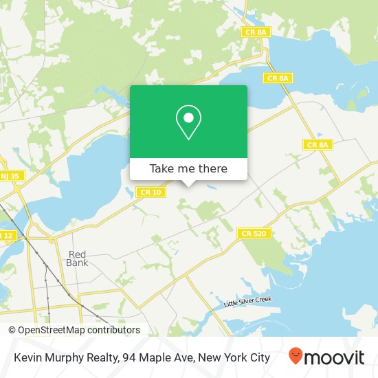 Kevin Murphy Realty, 94 Maple Ave map