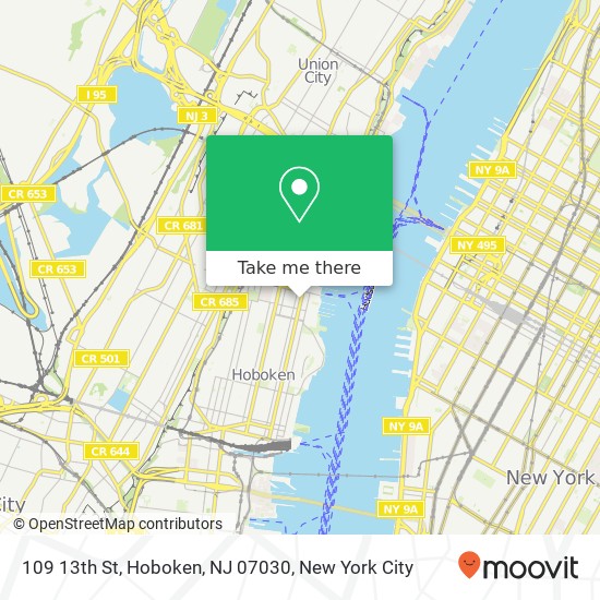 109 13th St, Hoboken, NJ 07030 map