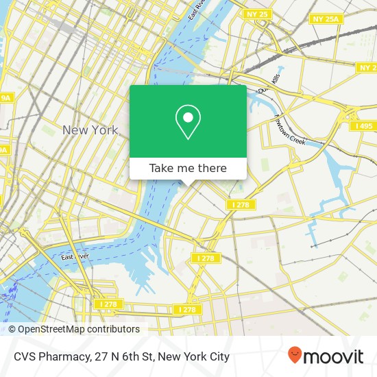 Mapa de CVS Pharmacy, 27 N 6th St