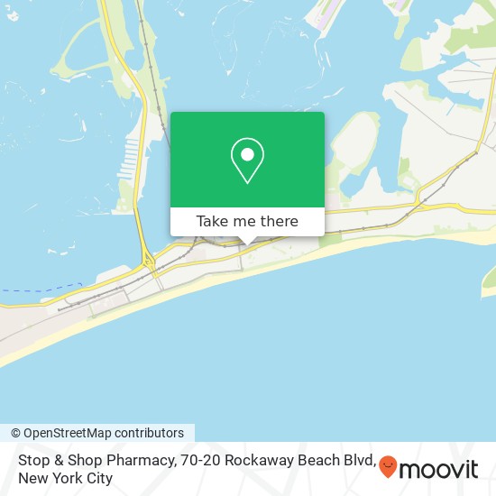 Mapa de Stop & Shop Pharmacy, 70-20 Rockaway Beach Blvd