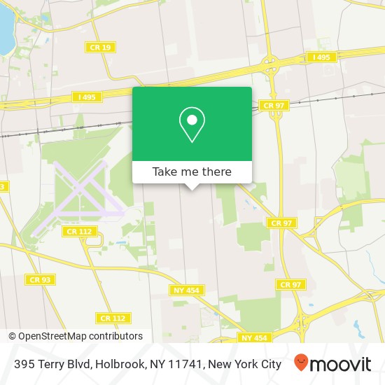 395 Terry Blvd, Holbrook, NY 11741 map