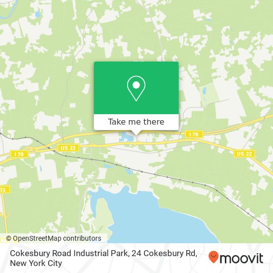 Mapa de Cokesbury Road Industrial Park, 24 Cokesbury Rd