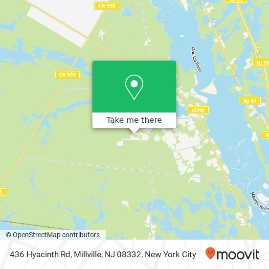 436 Hyacinth Rd, Millville, NJ 08332 map