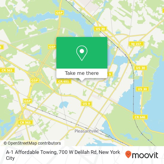 A-1 Affordable Towing, 700 W Delilah Rd map