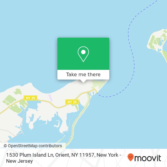 1530 Plum Island Ln, Orient, NY 11957 map