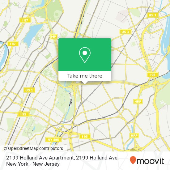Mapa de 2199 Holland Ave Apartment, 2199 Holland Ave