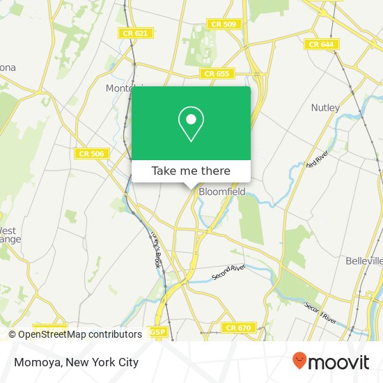 Mapa de Momoya, 390 Broad St