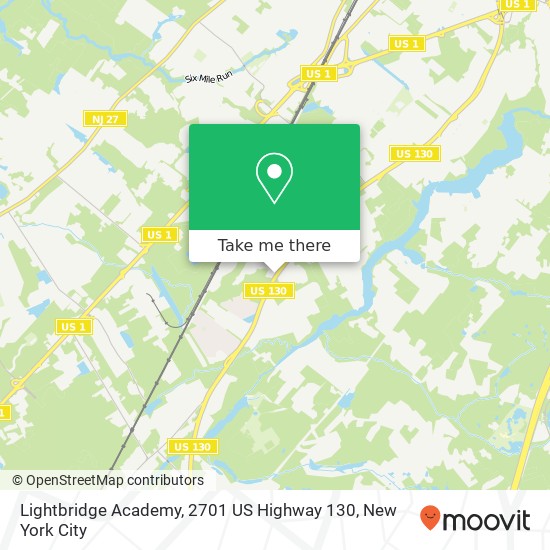 Mapa de Lightbridge Academy, 2701 US Highway 130