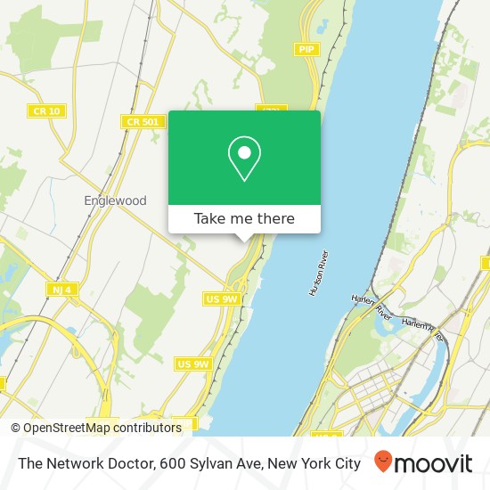 Mapa de The Network Doctor, 600 Sylvan Ave