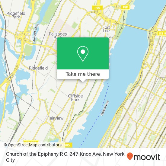 Mapa de Church of the Epiphany R C, 247 Knox Ave