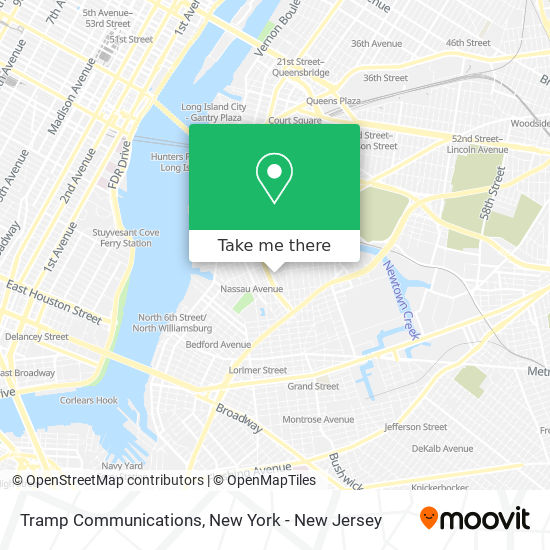 Tramp Communications map