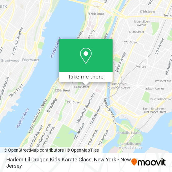 Mapa de Harlem Lil Dragon Kids Karate Class