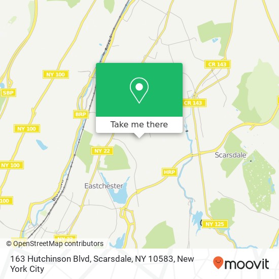 163 Hutchinson Blvd, Scarsdale, NY 10583 map