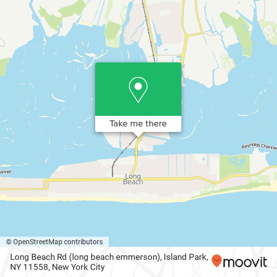 Long Beach Rd (long beach emmerson), Island Park, NY 11558 map