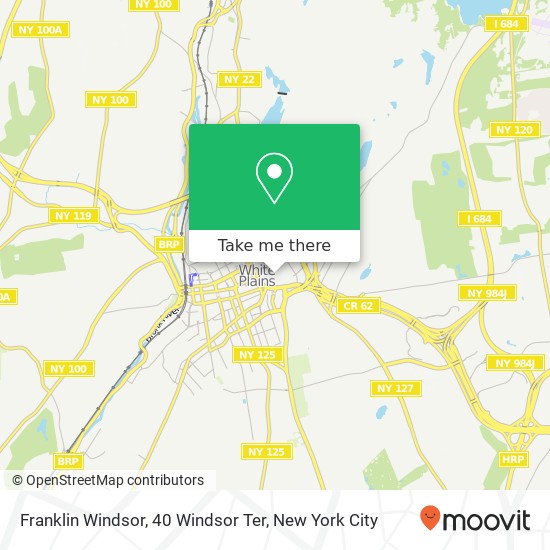 Mapa de Franklin Windsor, 40 Windsor Ter
