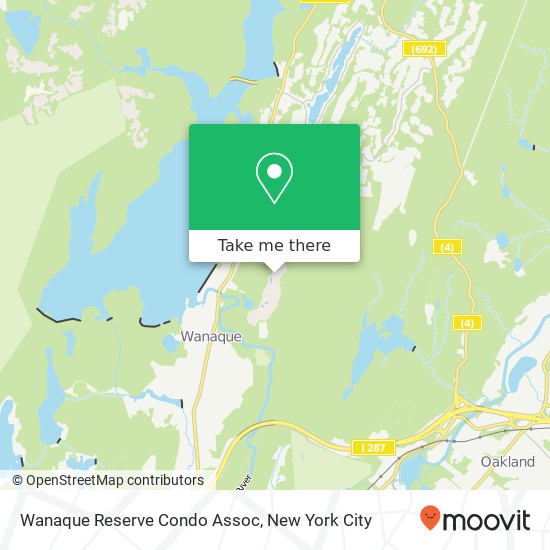 Wanaque Reserve Condo Assoc map