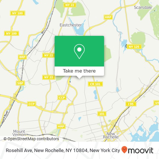 Rosehill Ave, New Rochelle, NY 10804 map
