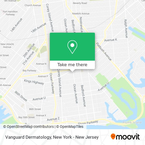 Vanguard Dermatology map