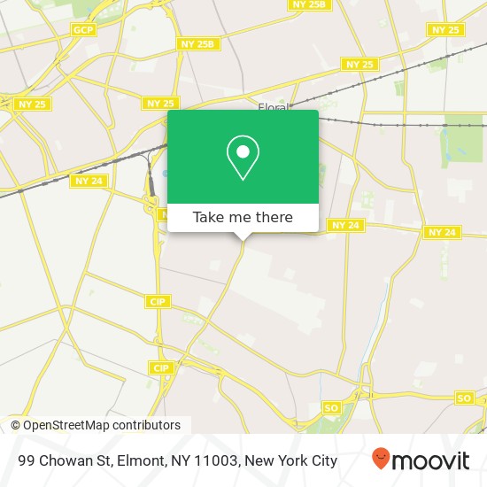 99 Chowan St, Elmont, NY 11003 map