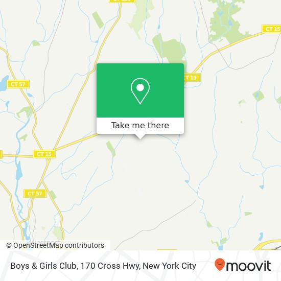 Mapa de Boys & Girls Club, 170 Cross Hwy
