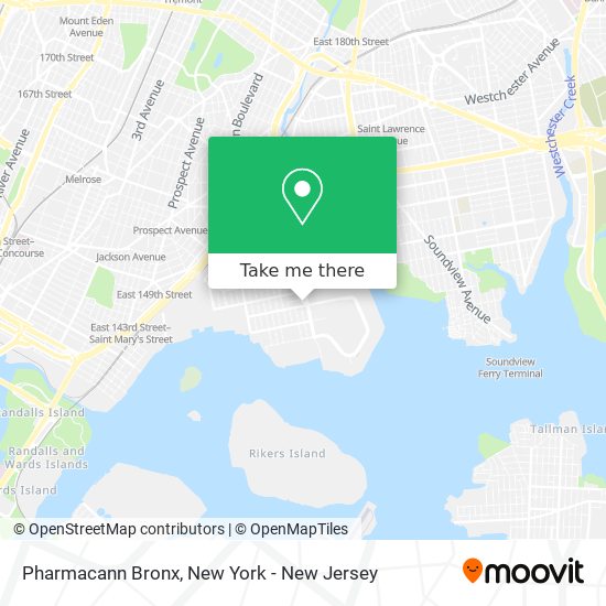 Mapa de Pharmacann Bronx