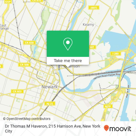 Dr Thomas M Haveron, 215 Harrison Ave map