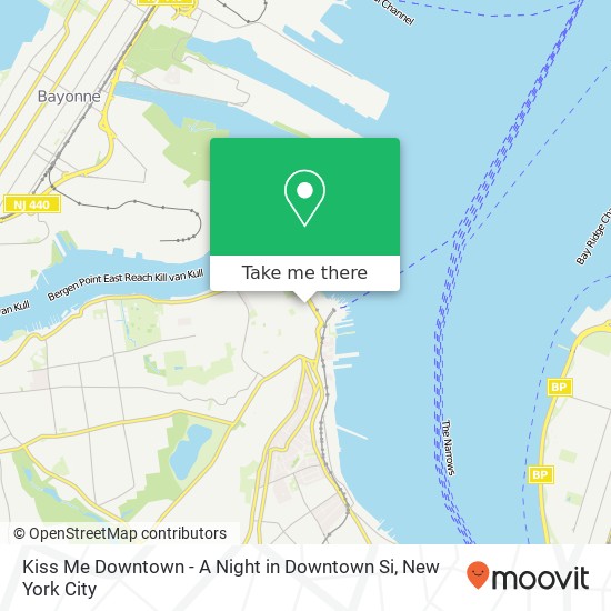 Mapa de Kiss Me Downtown - A Night in Downtown Si