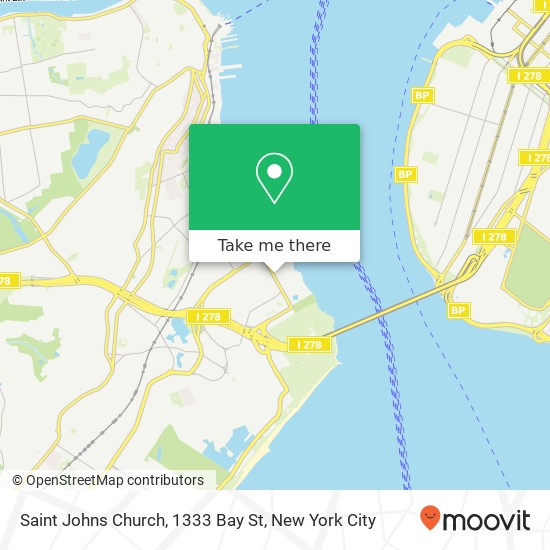 Mapa de Saint Johns Church, 1333 Bay St